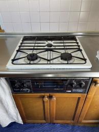 ガスコンロ RHS31W31E13RCSTW 施工前