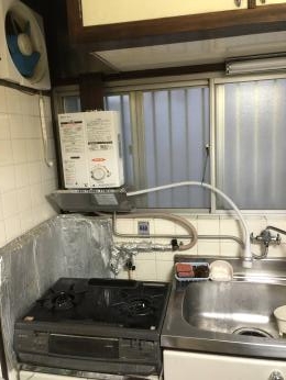湯沸かし器 RUS-V51YT(WH) 施工後