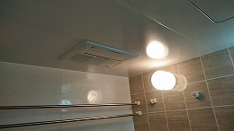 浴室暖房乾燥機 161-N360 施工後