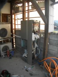 施工中 RHBH-RJ245AW2-1(E)(シングルハイブリッド・160Lタイプ・一般地)