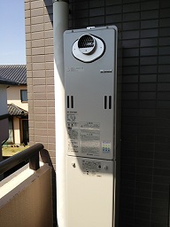 給湯器 RUF-SE1610SAW 施工後