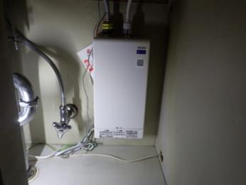 小型電気温水器 REAS01AA 施工後