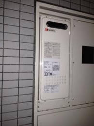 給湯器 GQ-1628AWX-DX BL 施工後