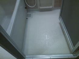 浴室用フロア のはり... 施工後