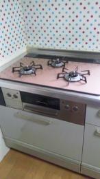 ガスコンロ RHS71W17G25R-STW 施工後