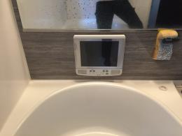 施工前 ノーリツ12インチ浴室TV(アナログ)