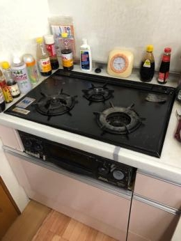 ガスコンロ N3S11PWASKSTEC 施工前