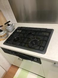 ガスコンロ N3WQ7RWTSKSI 施工前