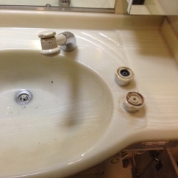 水栓蛇口 TL385CEF 施工前