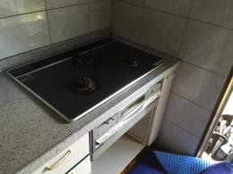 ガスコンロ N3WL9RWASKSV 施工前