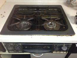 ガスコンロ RS31W13B11R-BR 施工前