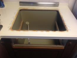 ガスコンロ RS31W11G14R-SR 施工前