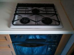 ガスオーブン RSR-S51C-B 施工前