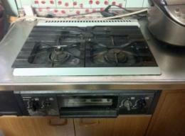 ガスコンロ C3WK3RJTS-L-C 施工前