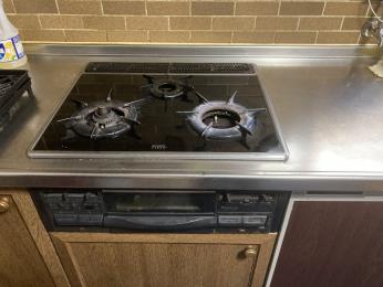 ガスコンロ N2WS7PWAS6STE 施工前