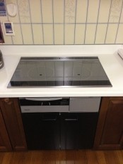 IHクッキングヒーター KZ-JT75MS 施工後