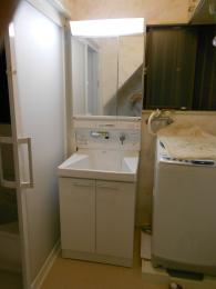 洗面台 サクア(SAQUA) 600 施工前