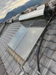 太陽熱温水器 250SFD-3 施工後