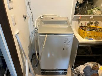 施工前 既設なし。新設。