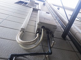 給湯器 GH-712W BL 施工後