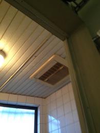 施工前 (ガス)温水式換気乾燥機