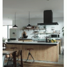 コンフィナ(Comfina) オープン対面(アイランド)センターキッチンII型