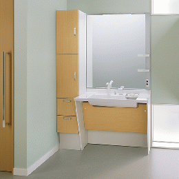 ドゥケア・カウンター 車椅子対応ストレート・コンポタイプ 900