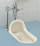 和式トイレの洗浄管の水漏れ